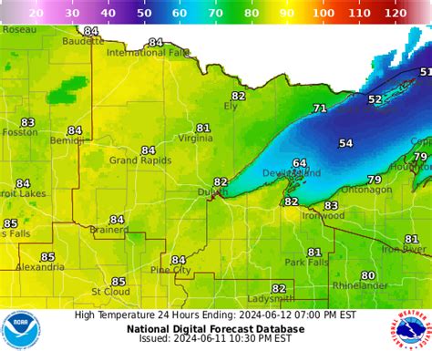 Breezy, with a southeast wind 10 to 15 mph becoming south after midnight. . Noaa duluth mn